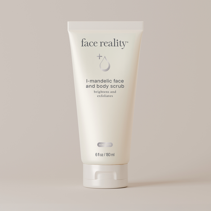 L-Mandelic Face and Body Scrub — product packaging